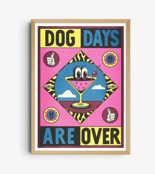 Affiche A3 Dog Days Are Over, Florence + The Machine - Kiblind Atelier