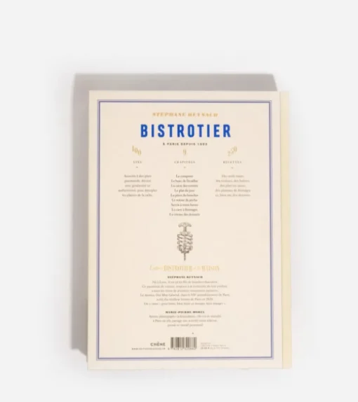 Bistrotier : Le livre des joues rouges et des assiettes à saucer