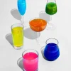 Bombes à paillettes arc-en-ciel pour cocktails