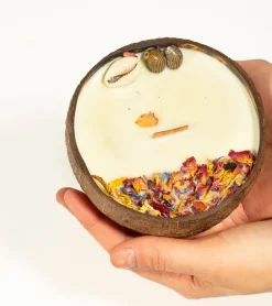 Bougie noix de coco