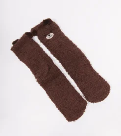 Chaussettes ourson en moumoute