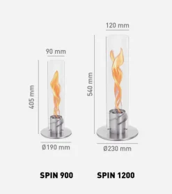 Cheminée de table portable SPIN 900 & 1200