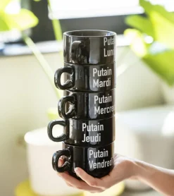 Coffret semainier de tasses - Les putains de tasses