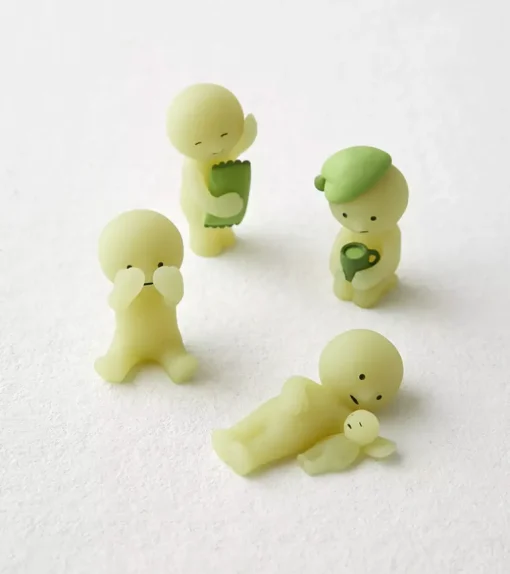 Figurine fluorescente Smiski - série Bed