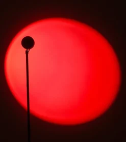 Lampadaire coucher de soleil