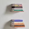 Lot de 3 etageres en métal invisibles