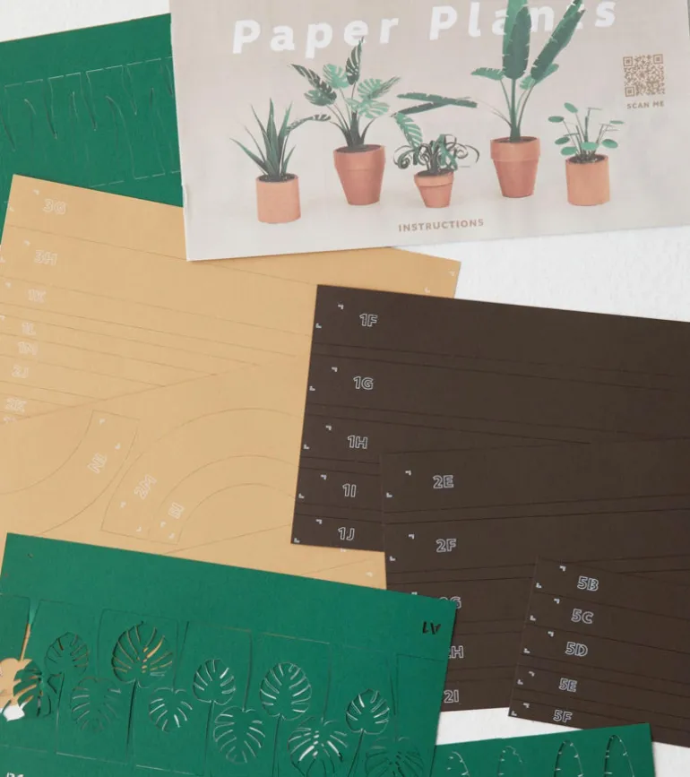 Plantes en papier DIY