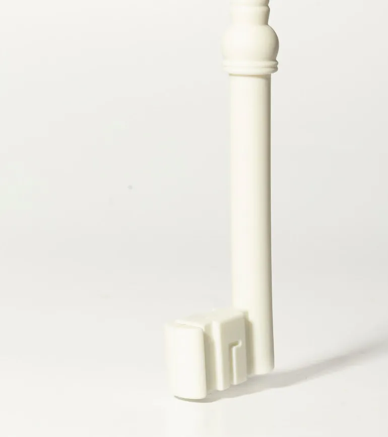 Porte-clés en forme de clé phosphorescente