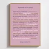 Poster - Paroles de mamie