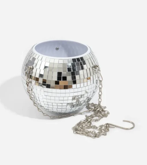 Pot de plantes disco boule à facettes
