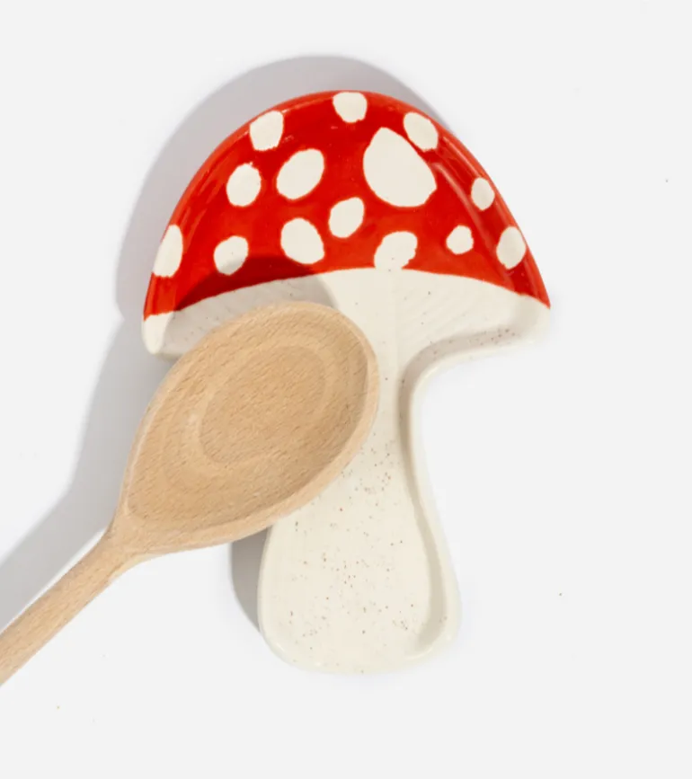 Repose-cuillère champignon