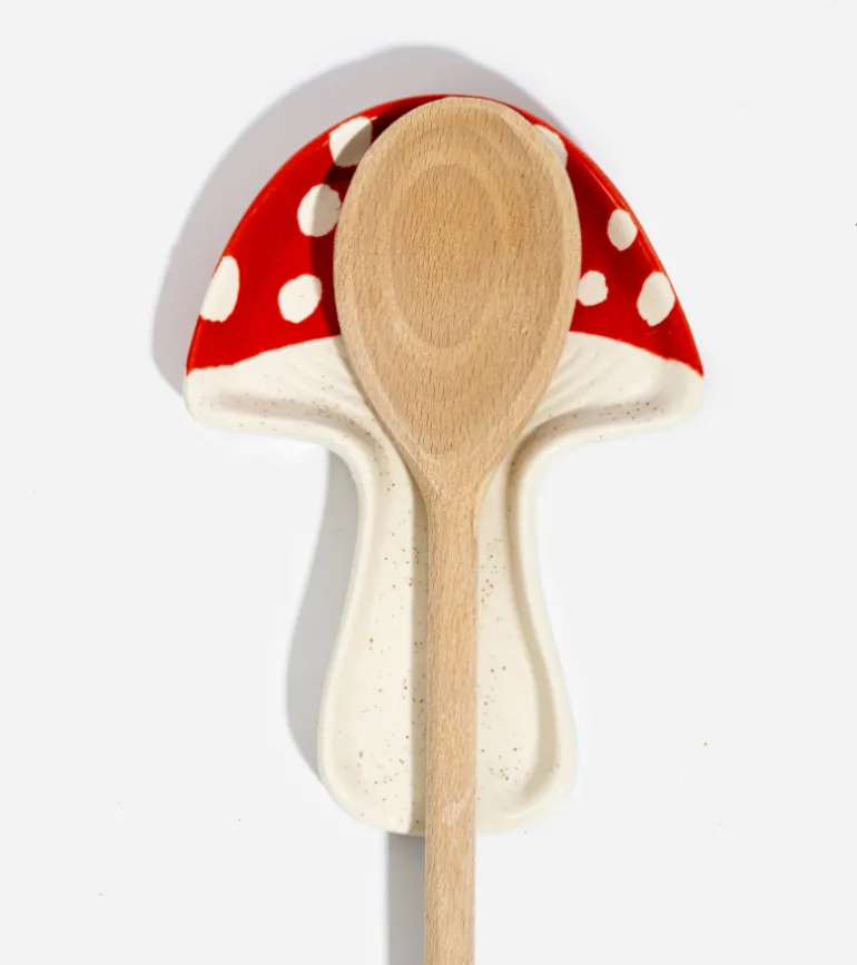 Repose-cuillère champignon