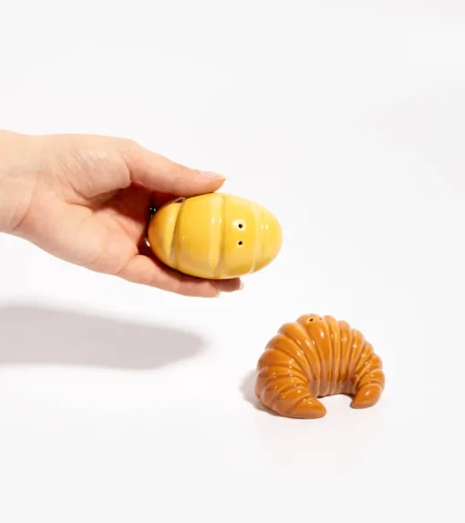 Salière et poivrière baguette et croissant