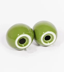 Salière et poivrière olive