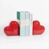 Serre-livres coeurs