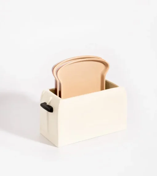 Set de deux assiettes toast