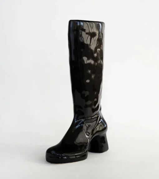 Vase botte à talon