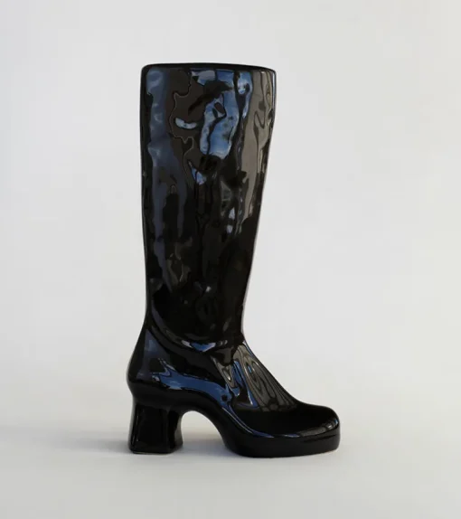 Vase botte à talon