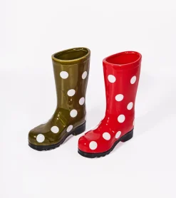 Vase botte de pluie